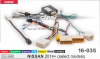 Комплект проводов для установки ANDROID CARAV 16-035 NISSAN 2014+ (основ, USB, CAN, антен, руль)
