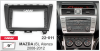 Рамка Mazda 6, Atenza 2008-2012 для MFB дисплея 9" CARAV 22-011